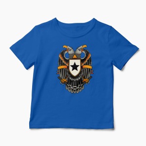 Tricou Vultur Stea - Copii-Albastru Regal
